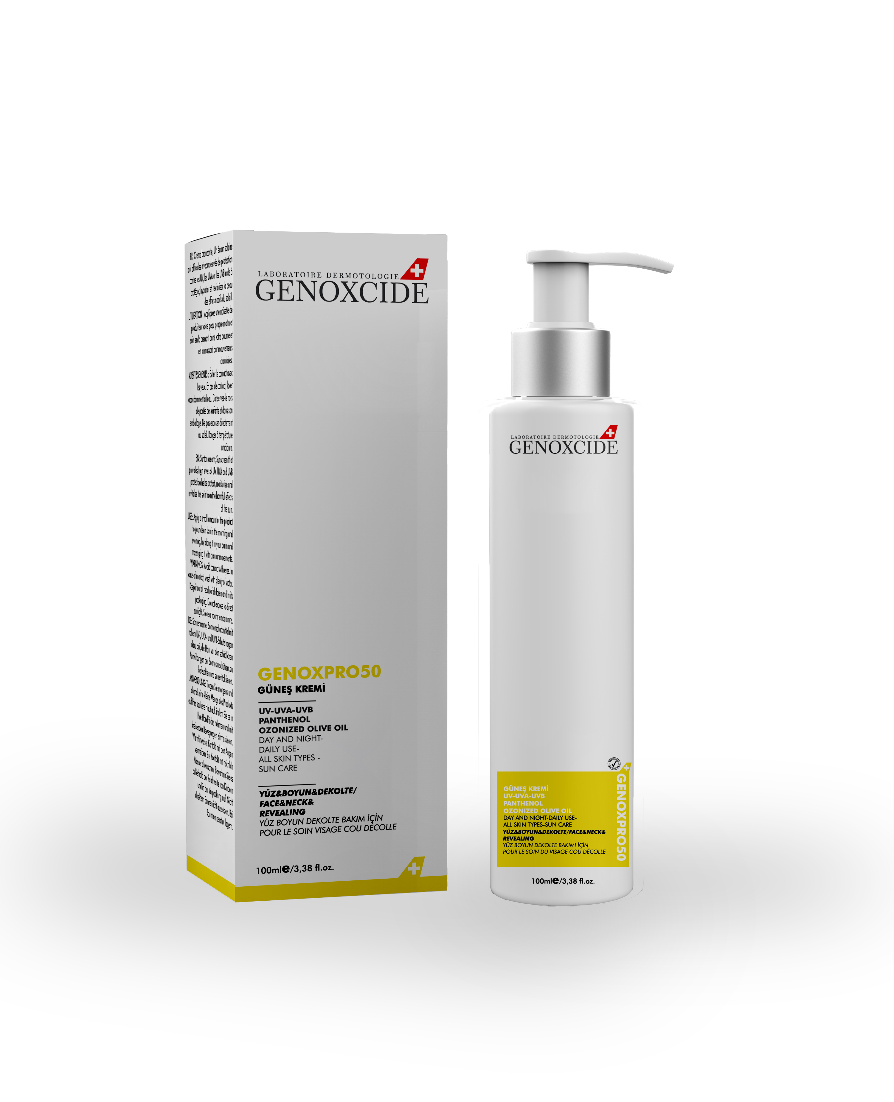 Güneş Kremi 100 ml, genoxcide.com